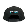 Men's San Jose Sharks New Era 3rd Alt. Cali Fin Black Snap Hat