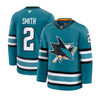 San Jose Sharks Fanatics Smith #2 Home Premium Jersey