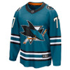 San Jose Sharks Fanatics Evolve Home Breakaway Jersey - Michael Misa #77