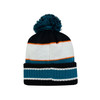 San Jose Sharks Sport Design Sweden Crest Trip Color CPK Beanie San Jose Sharks Sport Design Sweden Crest Trip Color CPK Beanie