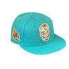 San Jose Sharks New Era 5950 2025 Los Tiburones Sugarskull Fitted Teal Hat