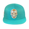 San Jose Sharks New Era 5950 2025 Los Tiburones Sugarskull Fitted Teal Hat