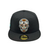 San Jose Sharks New Era 5950 2025 Los Tiburones Sugar Skull Fitted Black Hat