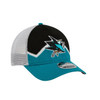 San Jose Sharks New Era 940 A-Frame Knit Trucker Hat San Jose Sharks New Era 940 A-Frame Knit Trucker Hat
