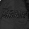 San Jose Sharks Pro Standard Blackout Satin Jacket