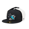 San Jose Sharks New Era 5950 Primary Logo Ear Flap Fitted Hat