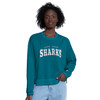 Women's San Jose Sharks G3 Basic Cropped Pullover