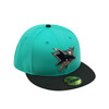 San Jose Sharks New Era 5950 Aqua Heritage Fitted Hat