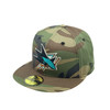 San Jose Sharks New Era 5950 Wood Camo Primary Logo Fitted Hat