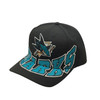 San Jose Sharks Mitchell & Ness Over Under Pro Snap Hat