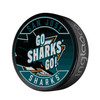 San Jose Sharks Inglasco Sharks Logo Lenticular Puck
