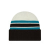 San Jose Sharks New Era Evolve Stripe Knit CK Beanie