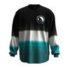 Women's San Jose Sharks Horizontal Ombre Spirit Jersey Crewneck