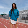 Women's San Jose Sharks Line Change Call the Girls Retro Crewneck