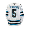 Vincent Desharnais #5 Game Worn Away Authentic Pro Jersey