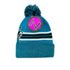 San Jose Sharks Zephyr Side Crest Script CPK Beanie