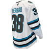 Mario Ferraro #38 Game Worn Away Authentic Pro Jersey
