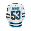 Jeff Skinner #53 Game Worn Away Authentic Pro Jersey