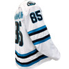 Shakir Mukhamadullin #85 Game Worn Away Authentic Pro Jersey