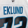 William Eklund #72 Game Worn Away Authentic Pro Jersey
