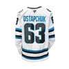 Zach Ostapchuk #63 Game Worn Away Authentic Pro Jersey