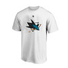 San Jose Sharks Fanatics Macklin Celebrini #71 N&N White Tee