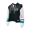 Women's San Jose Sharks New Era Skatelace Cropped Hoodie