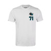 San Jose Sharks Levelwear #71 Celebrini Player White Tee