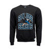 San Jose Sharks Russell Athletic Shark Varsity Team Black Crewneck