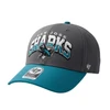 San Jose Sharks 47 2Tone Split Block MVP Adjustable Hat