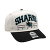 San Jose Sharks 47 Varsity Rope Hitch Snap Hat