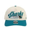 San Jose Sharks 47 Script on Ice Hitch Snap Hat