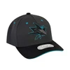 San Jose Sharks Capx Black Top Adjustable Hat