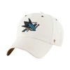 San Jose Sharks Carhartt 47 Off-White Natural Clean Up Hat