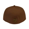 San Jose Sharks New Era 5950 Embossed Mocha Fitted Hat