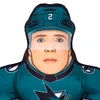 San Jose Sharks #2 Will Smith Bleacher Buddy Plush