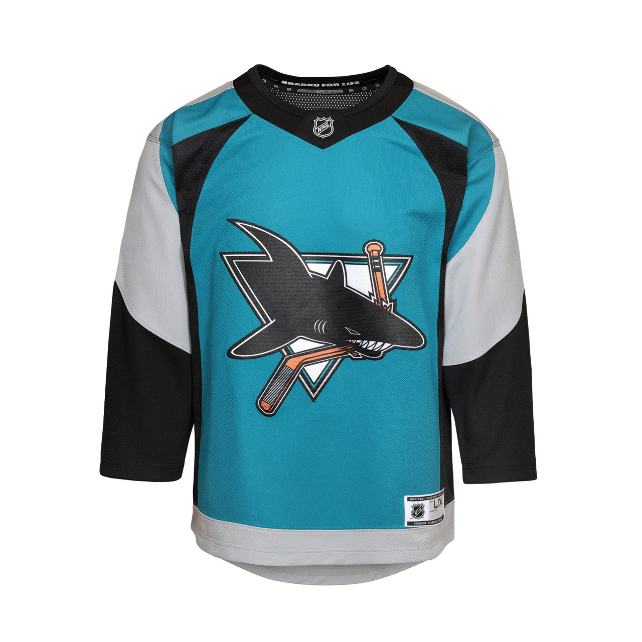 San Jose Sharks Infant Toddler Jersey - NHL Team Premier Home Jersey For Kids