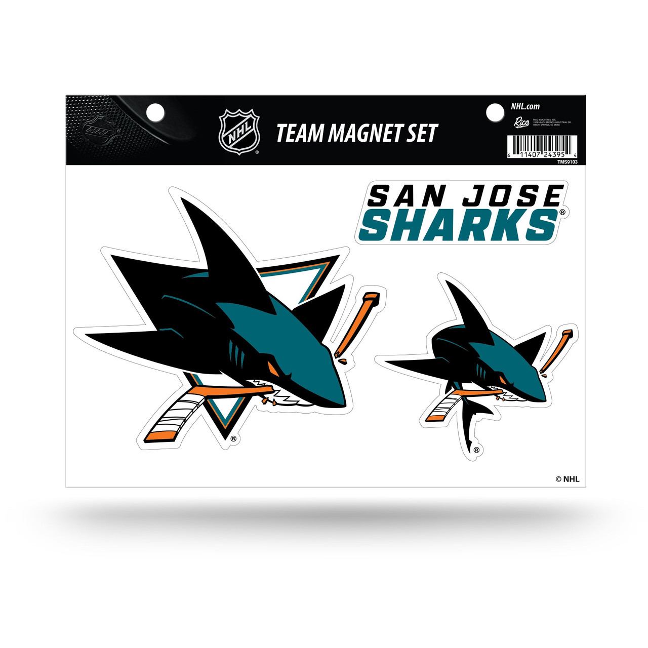 San Jose Sharks Teams Magnet Set