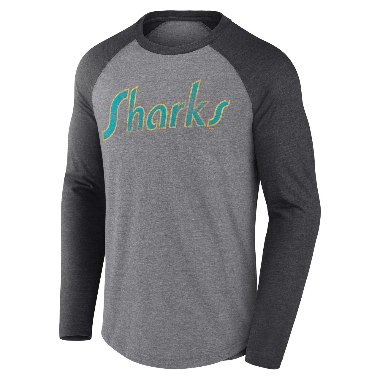 Men's Fanatics Branded Black/Teal San Jose Sharks Authentic Pro Rink Tech T-Shirt