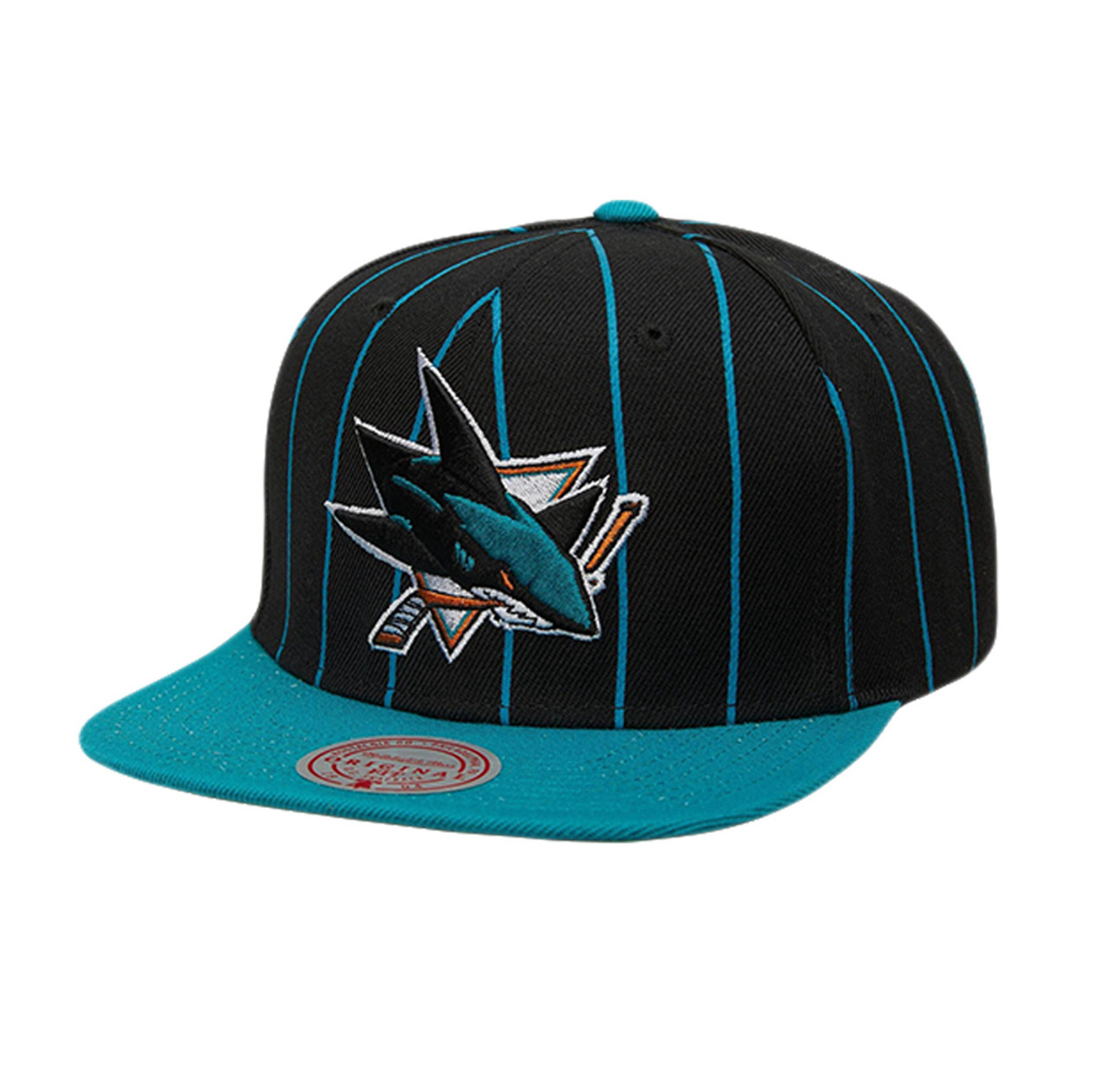 Outerstuff Reverse Retro Script Flatbrim Hat - San Jose Sharks - Youth