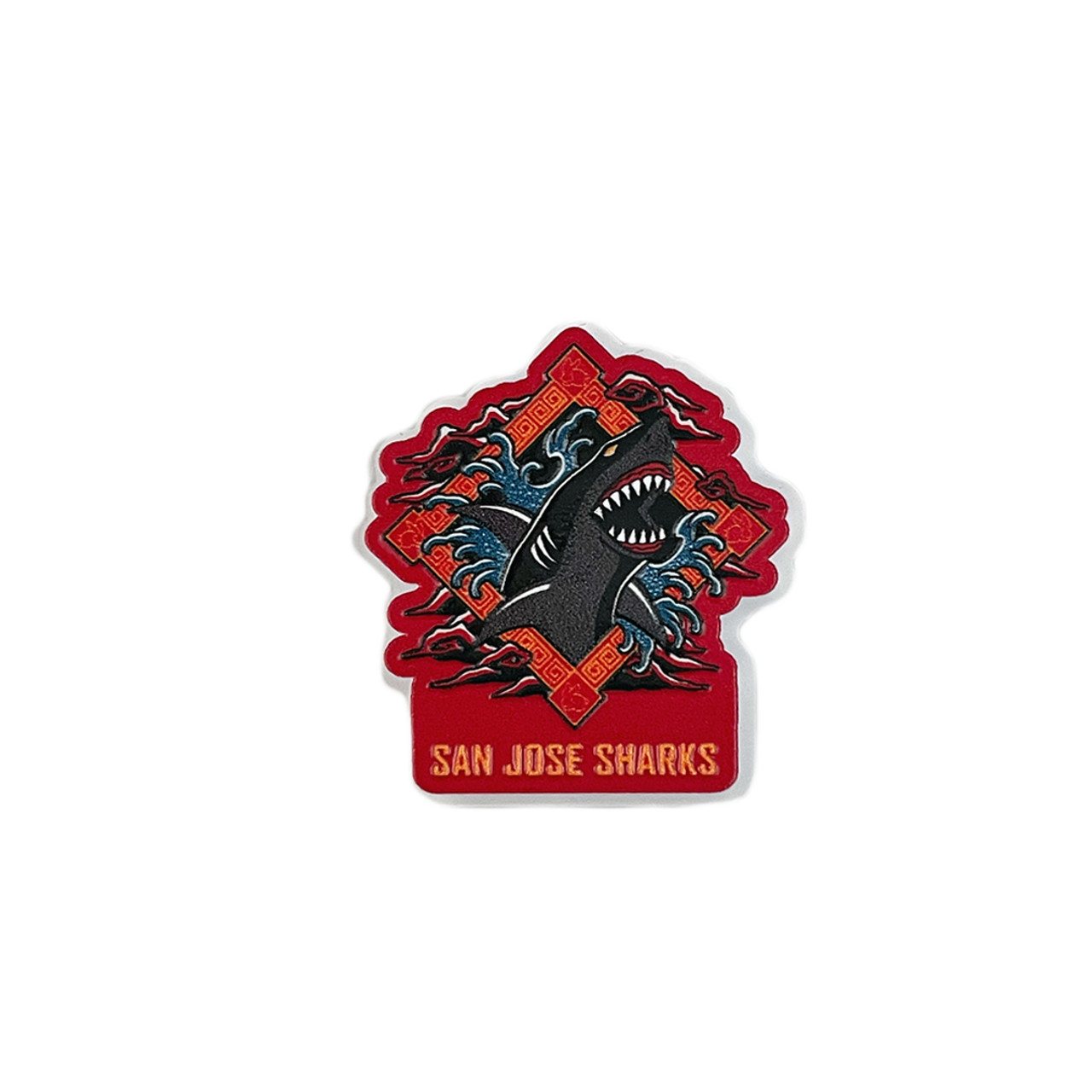 WinCraft San Jose Sharks Reverse Retro Jersey Pin