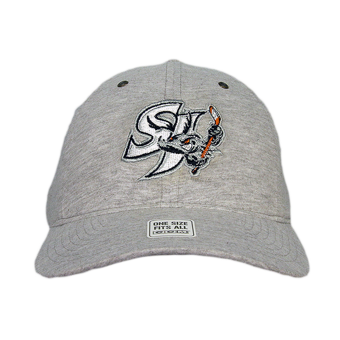 San Jose Barracuda CCM Crest Logo Slouch Strap Cap