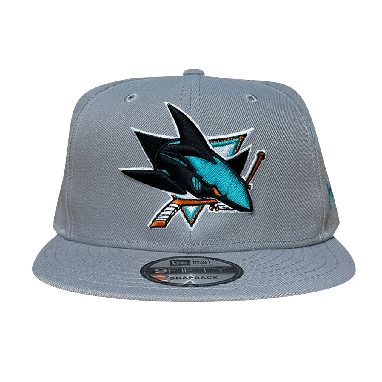 San Jose Sharks Men's New Era Crest Logo 950 Snapback - Gray