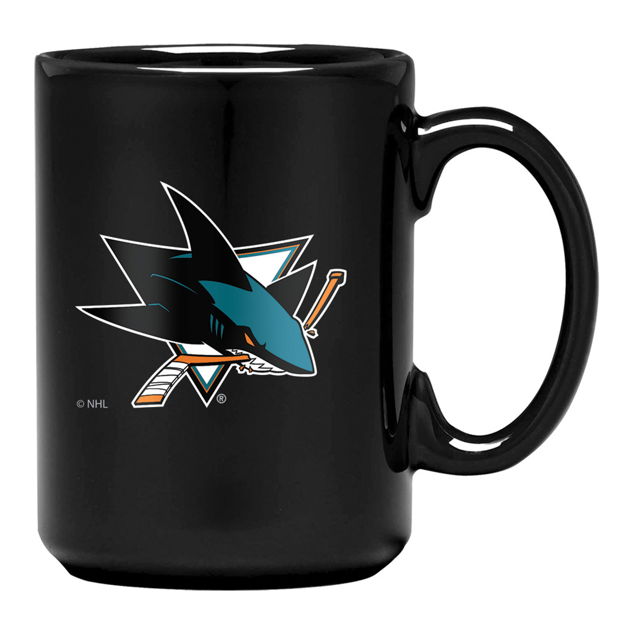 Uncanny Brands San Jose Sharks Logo Mug Warmer with Mug – Keeps Your Favorite Beverage Warm - Auto Shut On/Off