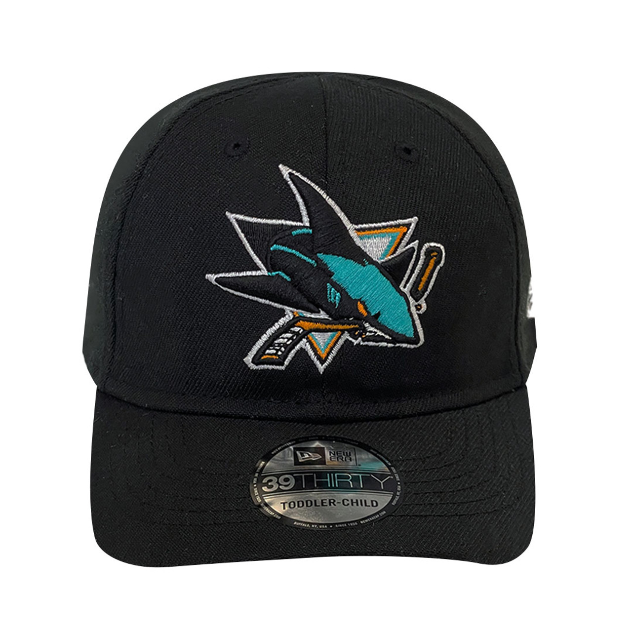 Outerstuff Reverse Retro Script Flatbrim Hat - San Jose Sharks - Youth