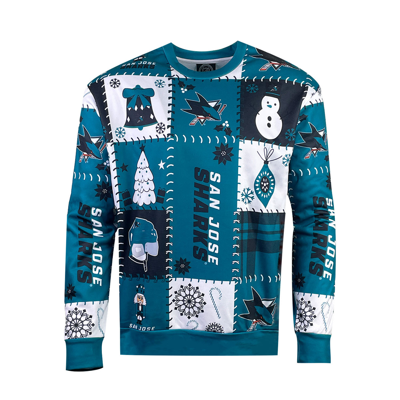 San jose sharks sales christmas sweater