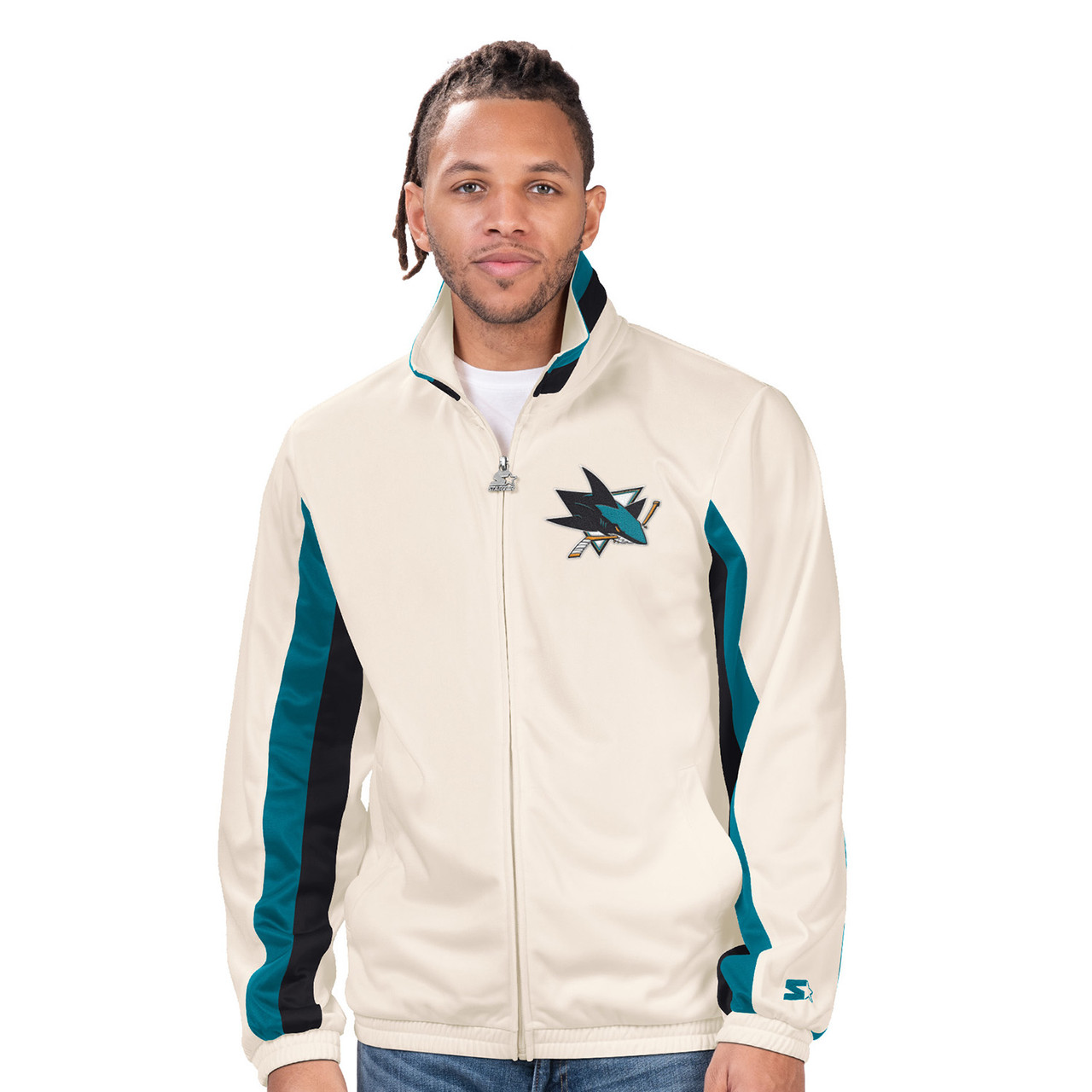 San Jose Sharks Starter Rebound Full-Zip Jacket