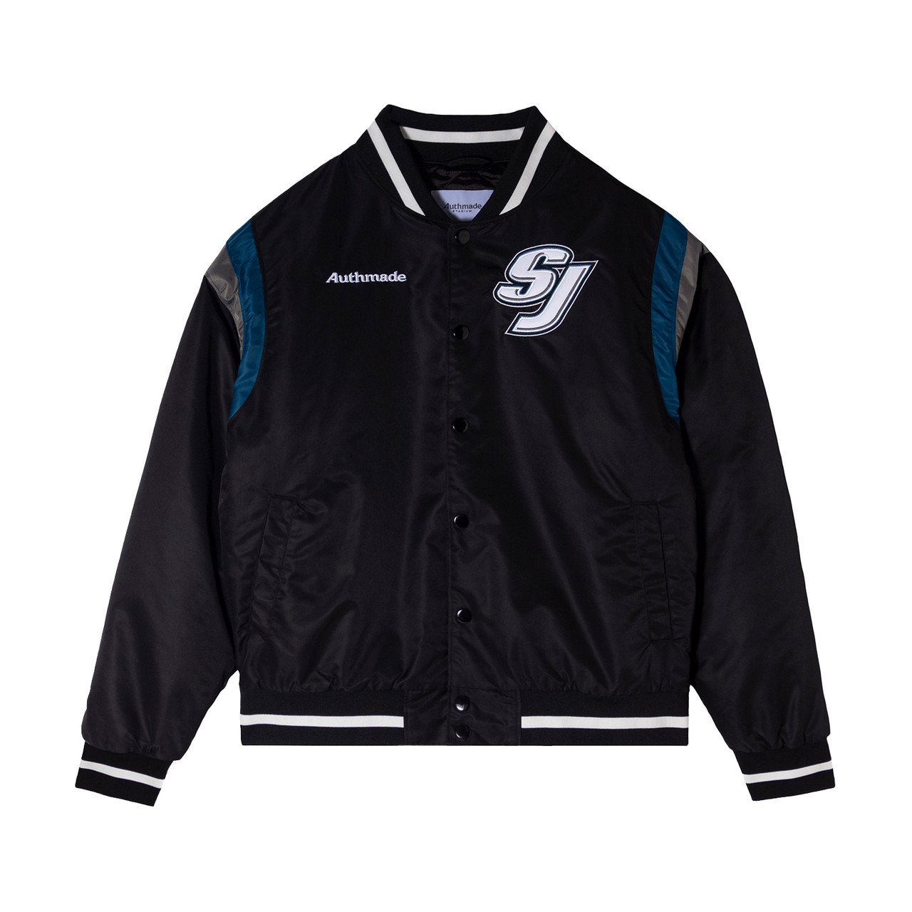 San Jose Sharks Authmade Heritage Satin Jacket
