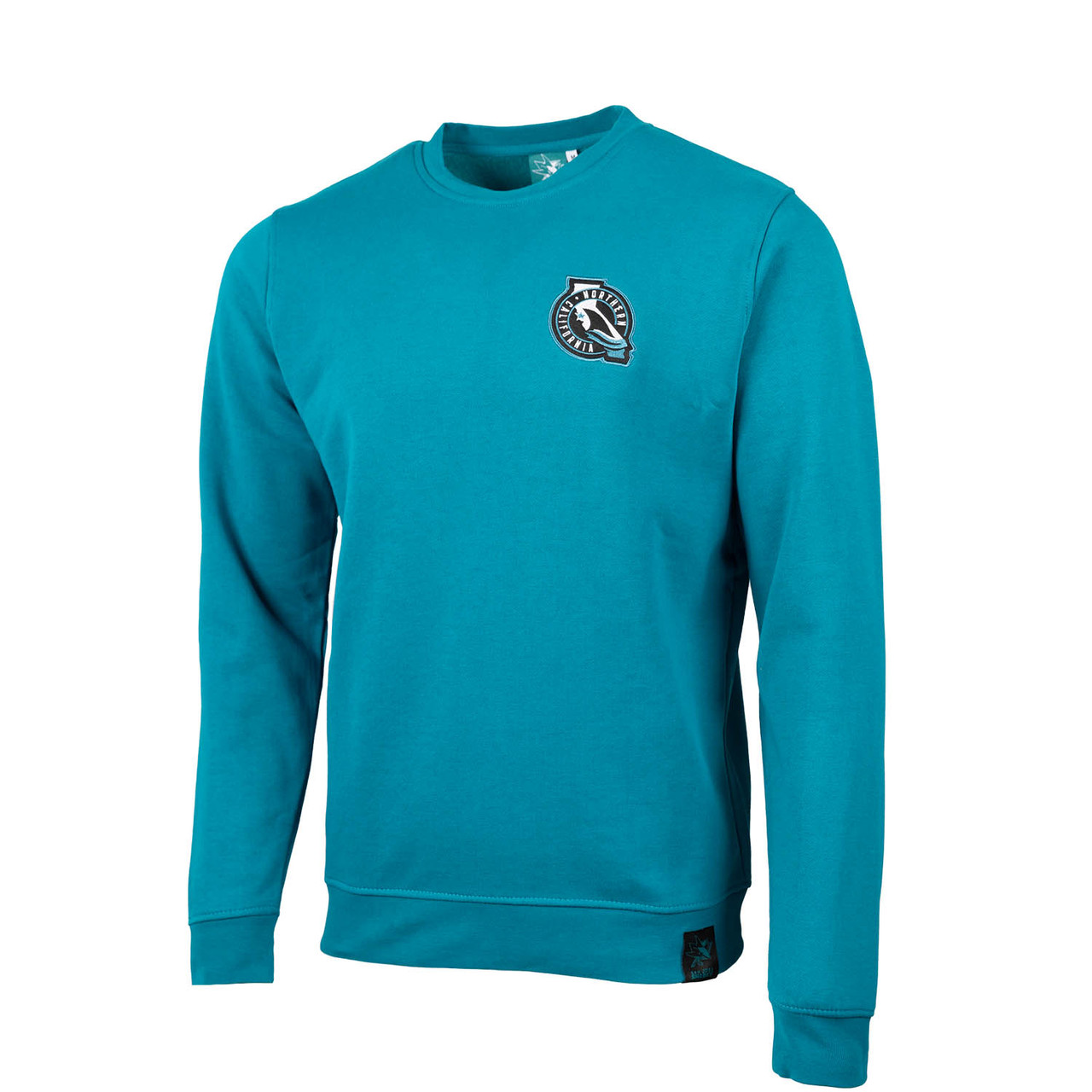 トレーナー/スウェット San Jose Sweat San Jose Sharks Sport Design Sweden North Cal College Teal Crewneck