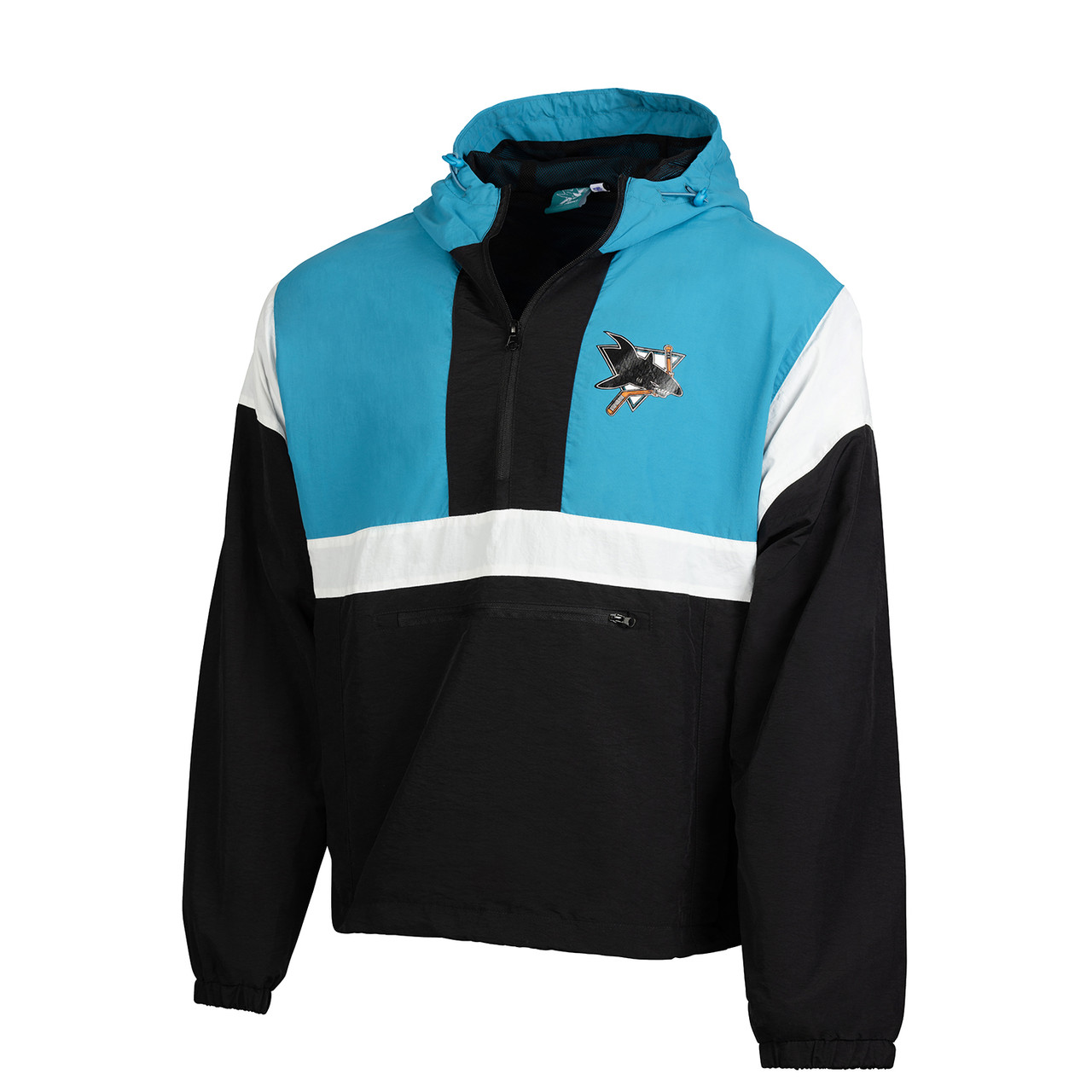San Jose Sharks Sport Design Sweden Retro Anorak Jacket